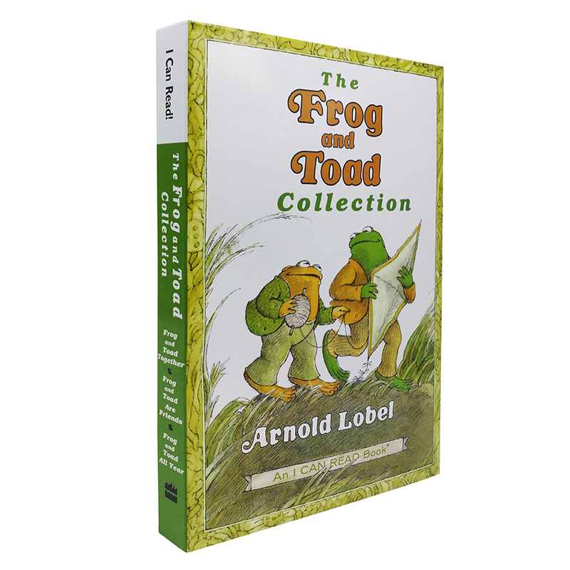 英文绘本 the frog and toad collection 3册装青蛙和蟾蜍 4-8岁幼儿 i can read第二阶段 Frog and Toad are friends 英语书籍