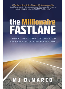 【预售 按需印刷】百万富翁快车道 The Millionaire Fastlane 理财指南 英文正版书籍