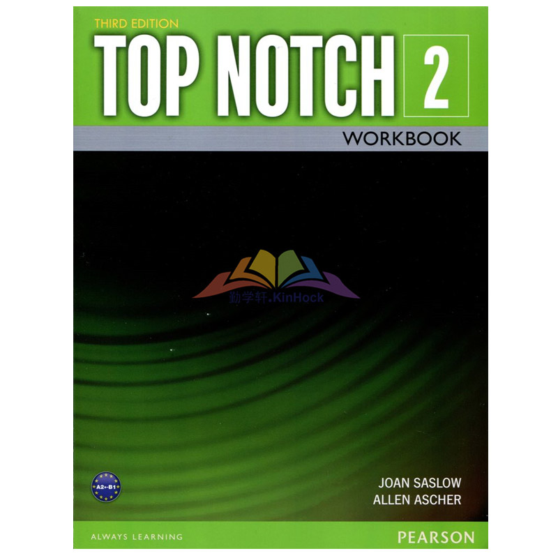 培生英文原版进口欧美主流教材 Top Notch (3E) 2 Work Book 学生用书第2级别  英语交际课程 托福留学 衔接Summit 英语书籍