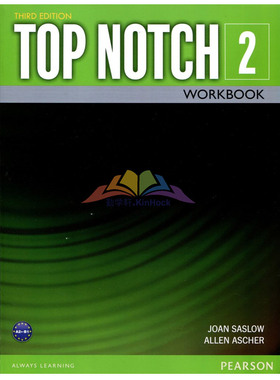 培生英文原版进口欧美主流教材 Top Notch (3E) 2 Work Book 学生用书第2级别  英语交际课程 托福留学 衔接Summit 英语书籍