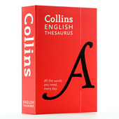 英文原版 英英词典 Collins Thesaurus 柯林斯英语同义词词典 日常英语词汇 English 同义词反义词字典 进口英语书籍字典辞典