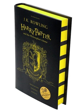 哈利波特与魔法石 英文原版小说 20周年纪念版 赫奇帕奇学院版 精装 JK罗琳  Harry Potter and the Philosopher's Stone 英语书籍
