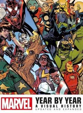 DK漫威年鉴百科英文原版 Marvel Year by Year: A Visual History, Updated and Expanded 精装大开本 视觉百科图鉴 升级版中