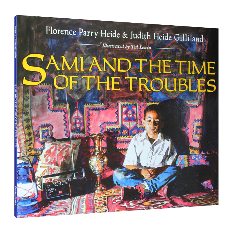英文绘本 sami and the time of the troubles 萨米苦难的日子 绘本 汪培珽第四阶段推荐 4岁儿童启蒙图画故事书 英文原版英语书籍
