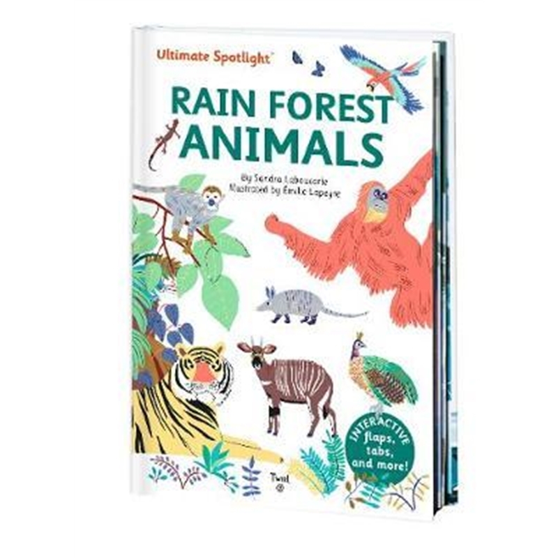 Ultimate Spotlight极致系列 热带雨林动物Rain Forest Animals 精装立体翻翻书 英文原版 3-6岁儿童益智早教 英文原版英语书籍