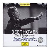 卡拉扬指挥柏林爱乐 进口碟片 贝多芬交响曲全集 5CD 原装 进口