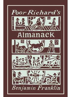 【预售 按需印刷】穷理查德年鉴 插图版 英文原版 Poor Richard's Almanack Benjamin Franklin班杰明富兰克林 英文版进口英语书籍