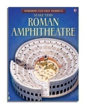 英文原版 建造罗马圆形剧场 模型书 尤斯伯恩 Usborne Roman Amphitheatre