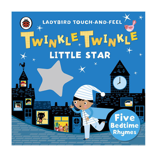 【中图原版】英文绘本 Twinkle Twinkle Little Star Ladybird 闪闪小星星小瓢虫童谣触摸书系列儿童英语启蒙图画故事书籍