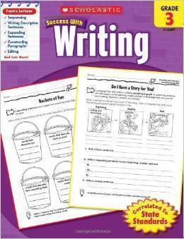英文原版 学乐必赢 SCHOLASTIC SUCCESS WITH WRITING, GRADE 3 小学生英语学习教材 国外进口练习册 9780545200776