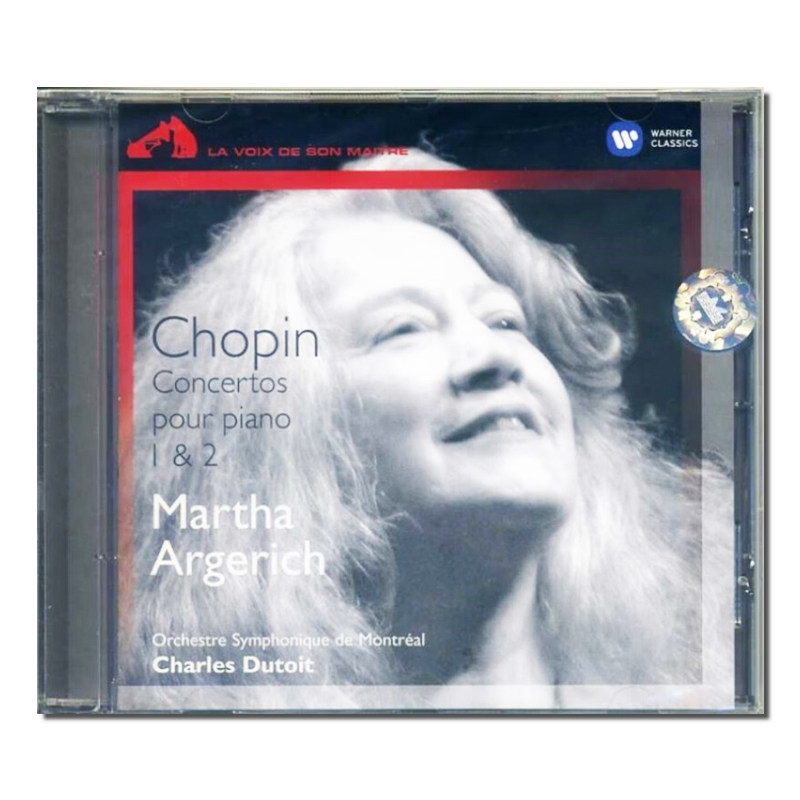 【原装进口】阿格里奇 肖邦 第1&2钢琴协奏曲 迪图瓦指挥 CD唱片