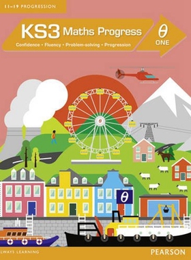 KS3 Maths Progress Student Book Theta 1 初中数学进展学生手册 英文原版 纯全英文版正版原著进口原版英语书籍