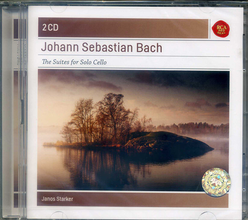 【原装进口】史塔克演奏 巴赫六首大提琴无伴奏组曲 2CD唱片 碟片