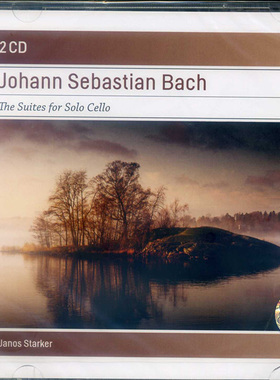【原装进口】史塔克演奏 巴赫六首大提琴无伴奏组曲 2CD唱片 碟片