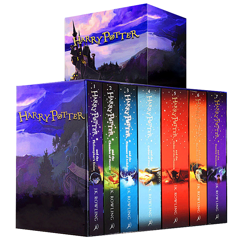 哈利波特英语原版书全套 1-7 Harry Potter and the Philosopher's Stone英版 全集英文原版小说正版jk罗琳哈利波特与魔法石书籍