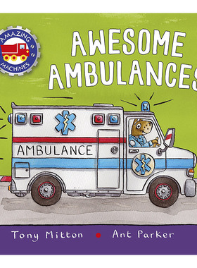 Awesome Ambulances 平装软皮童书进口书籍书本绘本 纯全英文版正版原著进口原版英语书籍