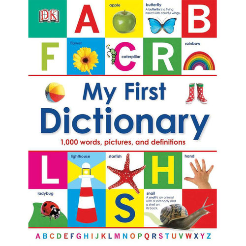 现货DK出版 我的第一本词典 my first dictionary 少儿英文  1000个英语初级词汇 博物大百科 童书 启蒙认知字典 英文原版英语书籍