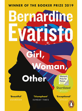 英文原版 女孩 女人 其他 布克奖短名单 Bernardine Evaristo 平装 Girl, Woman, Other: WINNER OF THE BOOKER PRIZE 2019