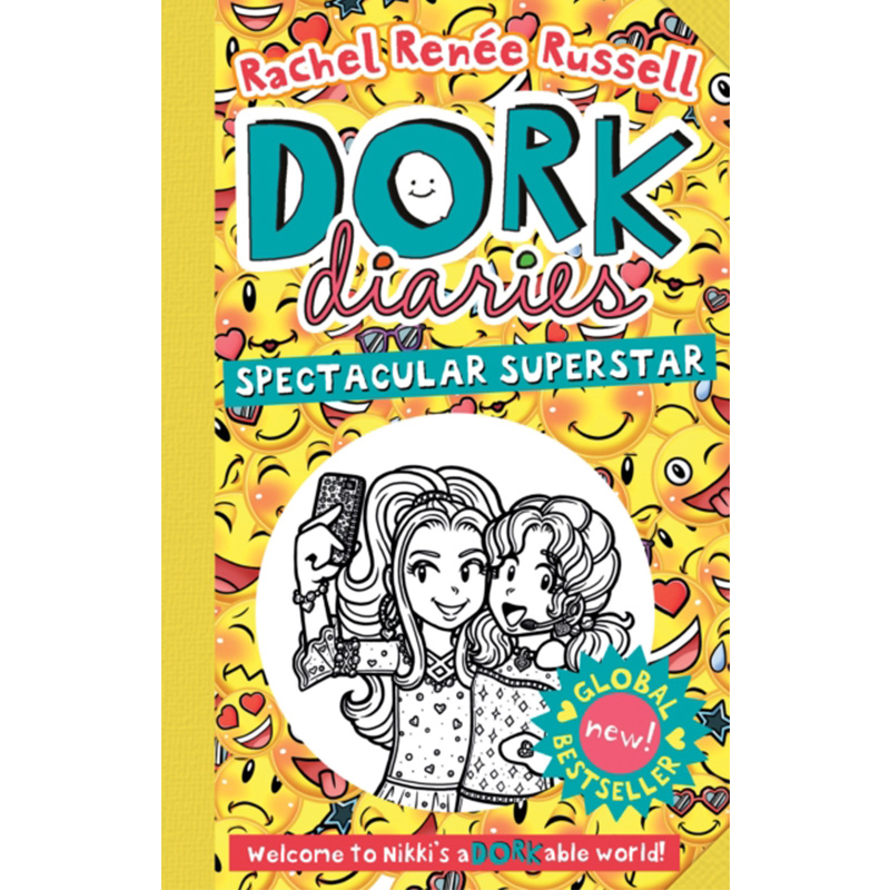 【中图进口英文原版】dork diaries: spectacular superstar : 14 傻瓜日记14:超级巨星 rachel renee russell