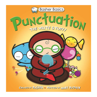 好玩 basics The Punctuation 英文绘本 Stuff 东西 科学书 写作 Books 标点符号 书籍 英语书籍 纯全英文正版 Write Basher