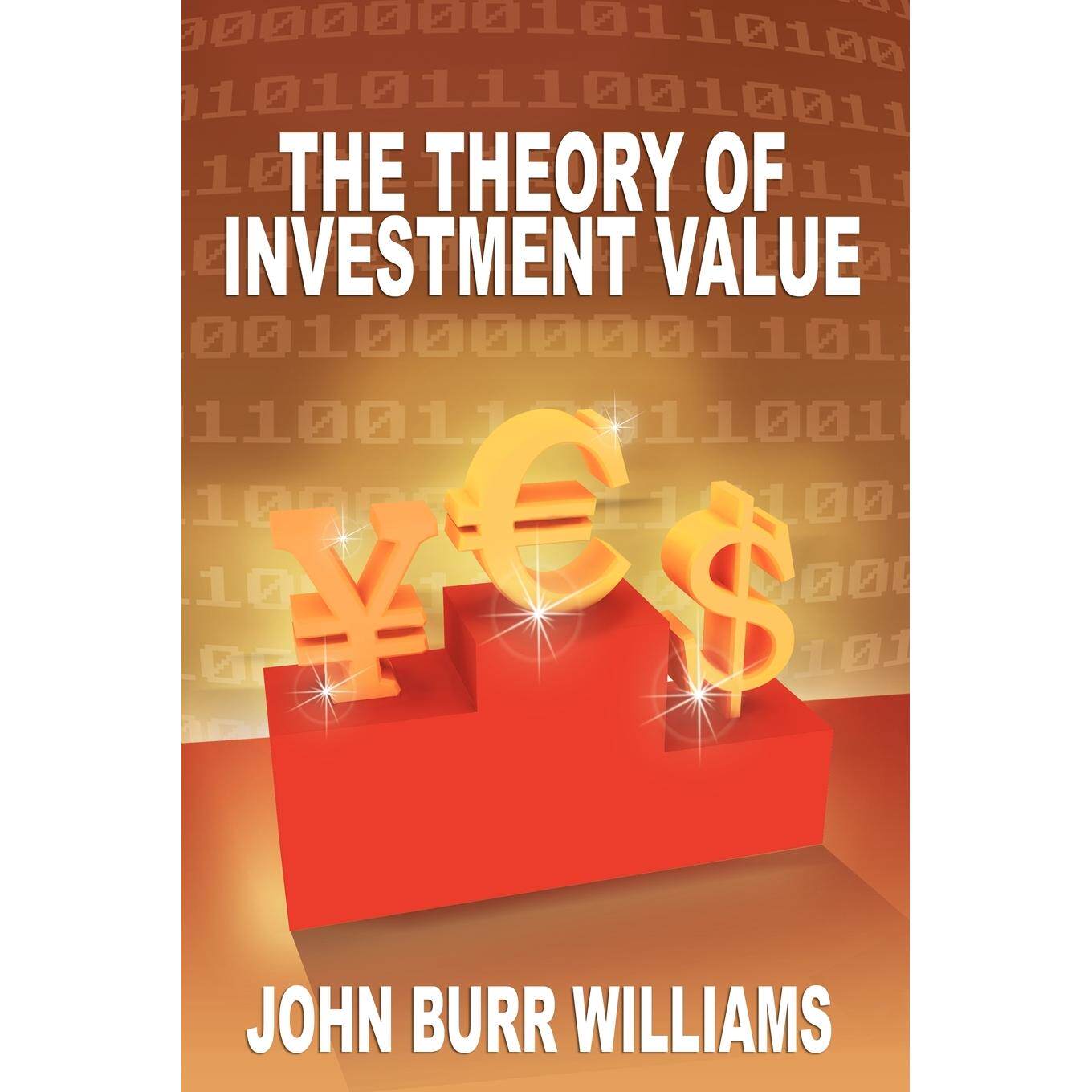 【预售 按需印刷】投资价值理论 英文原版 The Theory of Investment Value 全英文版正版原著进口原版英语书籍