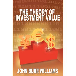 【预售 按需印刷】投资价值理论 英文原版  The Theory of Investment Value 全英文版正版原著进口原版英语书籍