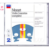 进口 企鹅四星 Mozart莫扎特 原装 小提琴协奏曲全集2CD 格鲁米欧