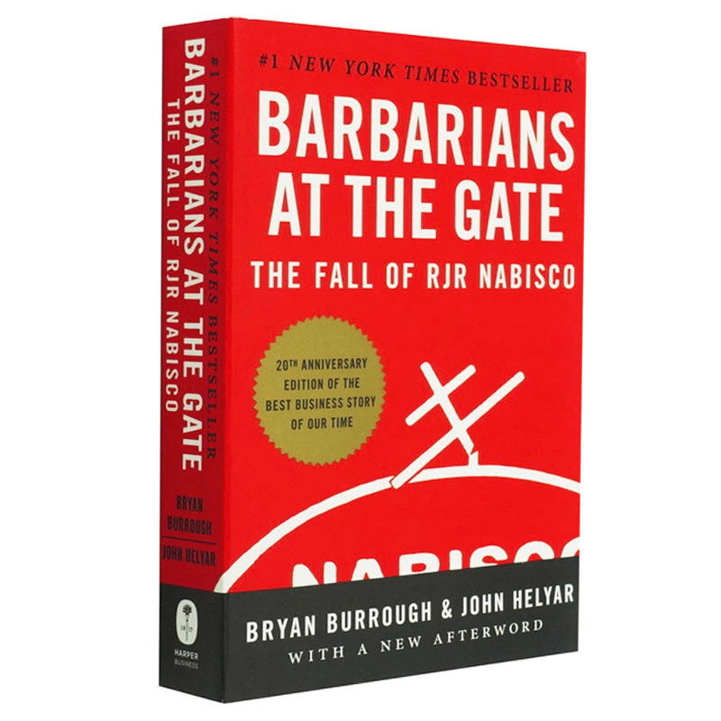 【预售 按需印刷】门口的野蛮人 Barbarians at the Gate 华尔街企业金融商战纪实 纽约时报畅销书 英文正版 美国商学院教材 进口