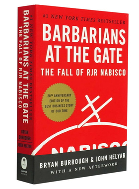 【预售 按需印刷】门口的野蛮人 Barbarians at the Gate 华尔街企业金融商战纪实 纽约时报畅销书 英文正版 美国商学院教材 进口