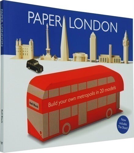 Paper London Build your own metropolis in 20 models 绘本 英文原版 模型书 纯全英文版正版原著进口原版英语书籍