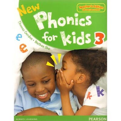 New Phonics for Kids Teacher's Book Edition 3 培生原版朗文 新版自然拼读 教学资源 教师用书 第三级 纯全英文原著英语书籍