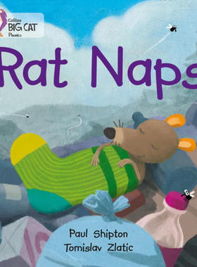 Rat Naps 老鼠小睡 英文原版 进口英语书籍