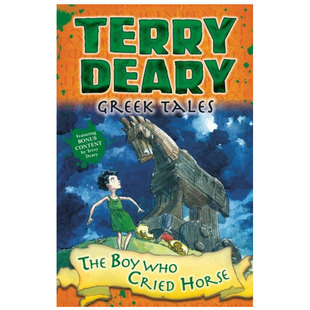 who 小说 男孩 cried boy tales 纯全英文版 英文原版 horse 正版 儿童 the 青少年 greek 希腊故事：哭马 原著英语书籍 历史小说