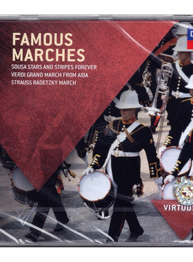 【原装进口】Famous Marches 21首著名进行曲 进口CD碟片 4784228