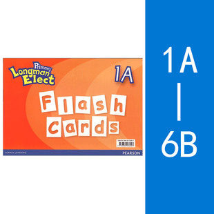 【中图原版】培生朗文小学6-12岁英语教材 Primary Longman Elect 1A-6B教学卡片flash cards 教学图文卡