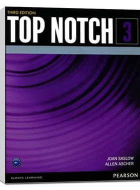 培生欧美主流英语教材3级别 学生书 英文原版 Top Notch 3E Student Book 经典教材 英语交际课程 托福留学 衔接Summit 英语书籍