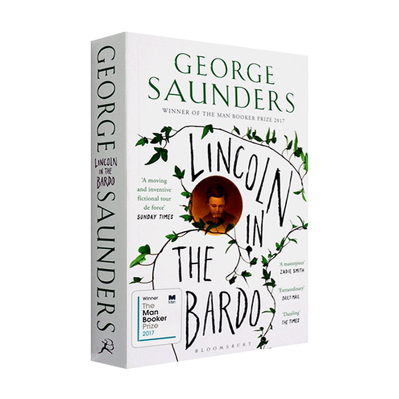林肯在中阴英文 Lincoln in the Bardo 美国总统的鬼故事 乔治桑德斯首本长篇小说 2017布克奖 纯全英文版正版原著英语书籍