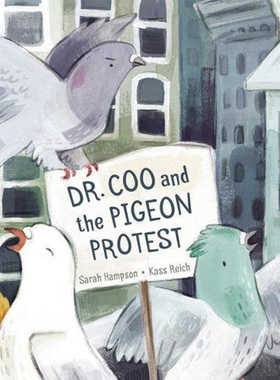 【中图进口英文原版】dr. coo and the pigeon protest 儿童趣味绘本
