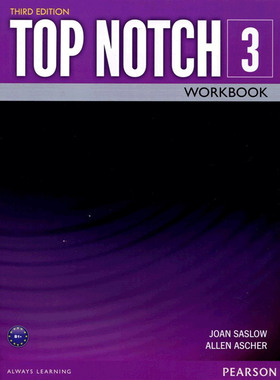 培生欧美主流英语教材3级别 练习册 英文原版 Top Notch 3E WorkBook 经典教材 英语交际课程 托福留学 衔接Summit 正版英语书籍