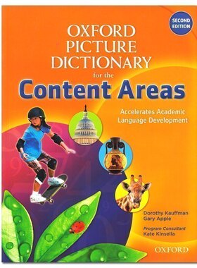 Oxford Picture Dictionary for the Content Areas: Monolingual Dictionary 英文原版 纯全英文版正版原著进口原版英语书籍