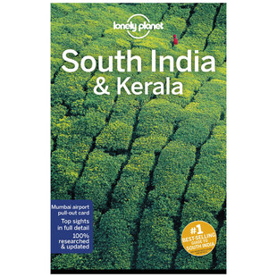 英文原版 中图英文 south kerala10 孤独星球 南印度和喀拉拉邦旅游指南 india 书籍 2019年第10版 旅行生活书籍