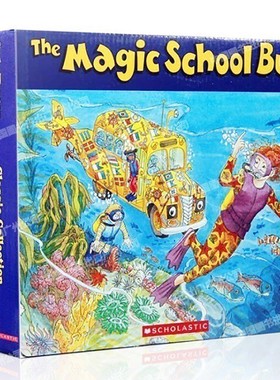 英文原版绘本 The Magic School Bus 神奇校车6册6CD 儿童英语图画故事 学桥梁阅读读物 纯全英文版正版原著进口原版英语书籍
