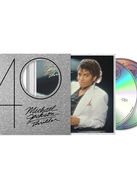 【原装进口】迈克尔·杰克逊 Thriller颤栗 40周年纪念版 2CD唱片