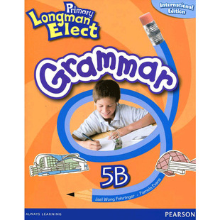 培生朗文小学6-12岁英语教材 Primary Longman Elect Grammar 5B 语法练习 Pearson 香港小学英语教材 英文原版 英文正版原著书籍