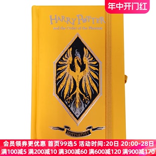 Phoenix Order and Hufflepuff Harry 赫奇帕奇版 Potter 哈利波特与凤凰社 Edition 英文原版 Notebook 笔记本 the 记事本