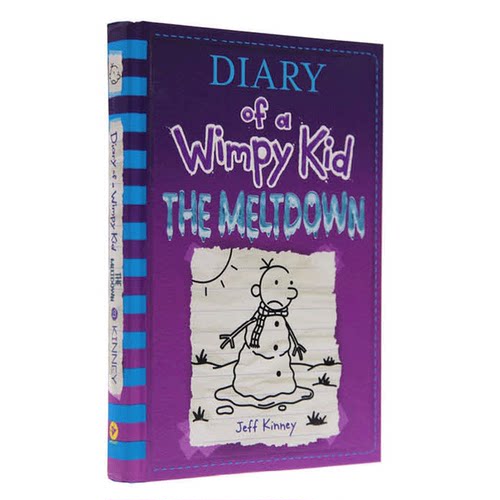 现货小屁孩日记13 美版 精装 英文原版 Diary of a Wimpy Kid#13 The Meltdown 杰夫金尼 Jeff Kinney 8-12岁儿童读物 英语书籍