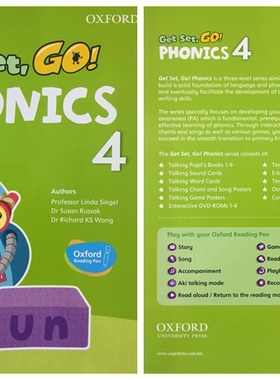 牛津原版 Oxford Get Set Go! Phonics Level 4  学生用书 英文原版 纯全英文版正版原著进口原版英语书籍