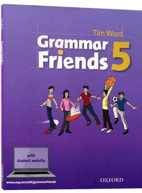 牛津小学英语语法书 英文原版 Oxford Grammar Friends 5 和语法做朋友 涵盖剑桥少儿英语考试语法课程教材书籍 英文原版英语书籍