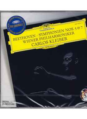 【原装进口】贝多芬第五&第七交响曲 克莱伯 进口CD碟片 发烧古典
