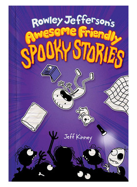 小鬼头日记3 友好的恐怖故事 Rowley Jefferson's Awesome Friendly Spooky Stories 罗利的故事 小屁孩日记 桥梁漫画书 英语书籍